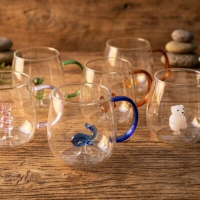 Lot de 6 Tasses Animaux-Allesken