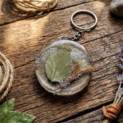 Porte Clefs Feuille