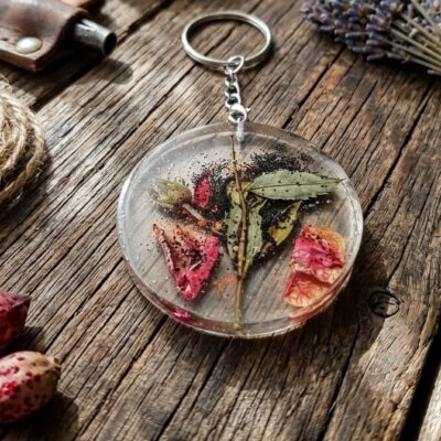 Porte Clefs Rouge et Noir