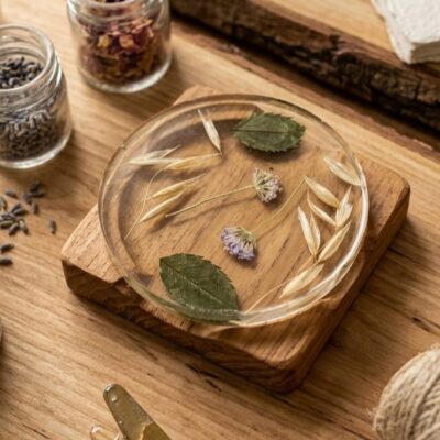 Sous Verre- Sous Tasse Epi Violet