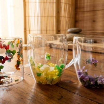 Lot de 3 Tasses fleuries-Allesken